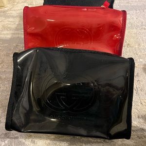 Auth Gucci Guccissima Large GG Monogram Logo Clutch Bag w/macy’s receipt